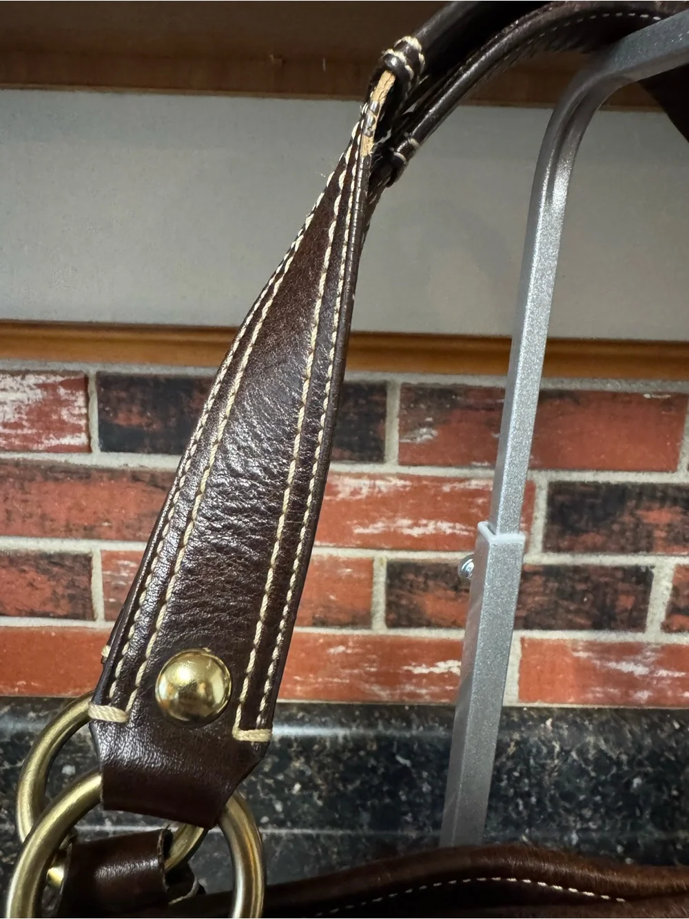 Coach Legacy Signature Turnlock Tote Brown Jacquard Canvas Leather A0768-